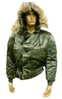 Corinth N2B Snorkel Parka with Genuine Coyote Fur Hood. Made in USA at  Mens Clothing store Outerwear