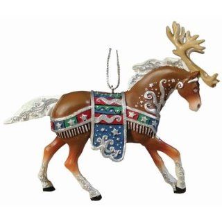 Painted Ponies Reindeer Roundup Horse Ornament   Toy Figures