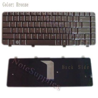 NEW Keyboard for Hp Pavilion Dv4 Keyboard Nsk h5501 Bronze USA Part Number 486901 001 , Nsk h5501, 9j.n8682.501, Pk1303v01x0 