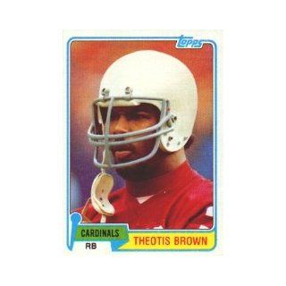 1981 Topps #502 Theotis Brown RC Sports Collectibles
