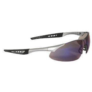Radians RK6 70 Rock Lightweight Design Silver Frame Safety Glasses with Rubber Tipped Temples    
