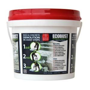 ECOBUST Concrete Cutting and Rock Breaking Non Combustive Demolition Agent. Type 1 11 lb. (68F   95F) EB111