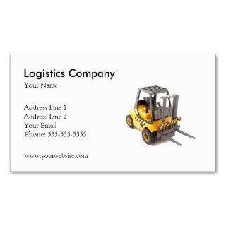 Logistics Company Business Card Template