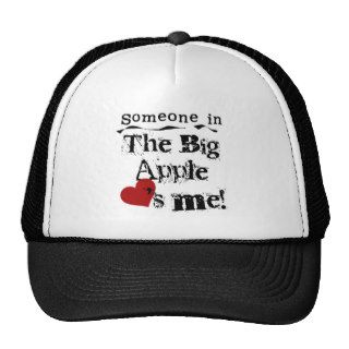 Someone in Big Apple Hat