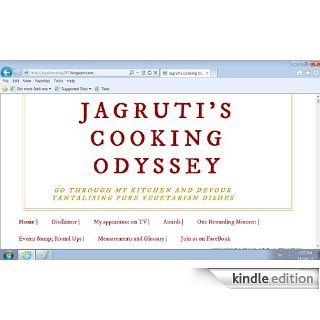 Jagrutis Cooking Odyssey Kindle Store Jagruti Dhanecha