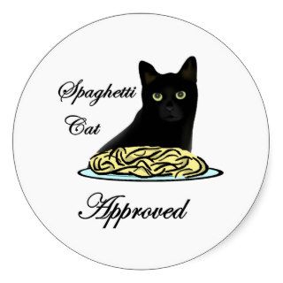 Spaghetti Cat Approved Sticker