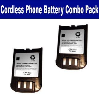 Toshiba DKT2004 CT Cordless Phone Combo Pack includes 2 x EM CPH 503 Batteries Electronics