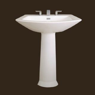 Toto LPT962.8 01 25 1/8 Inch by 18 1/2 Inch Soire Pedestal Lavatory, Cotton   Pedestal Sinks  