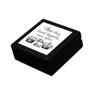 And They Lived Happily Ever After Quote Gift Boxes