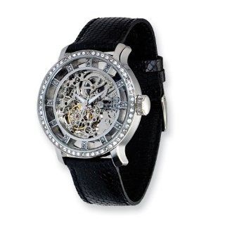Moog Fashionista Chameleon Swarovski Bezel/Black Strap Watch Moog Watches