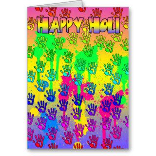 Holi Hai Festival Of Colors Greeting Card   Happy
