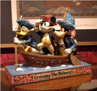 Mickey, Donald and Goofy "Crossing the Delaware"   Collectible Figurines