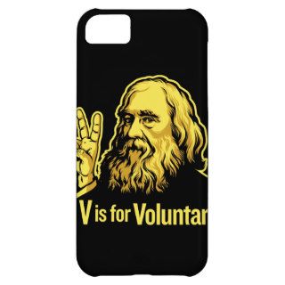 Lysander Spooner V is for Voluntary iPhone 5 Ca Case For iPhone 5C