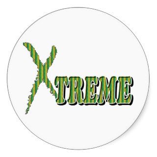 Xtreme Extreme Round Sticker