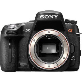 Sony DSLRA580L 580 DSLR Camera and DT 18 55mm F3.5 5.6 Lens (Black)  Slr Digital Cameras  Camera & Photo
