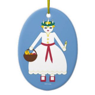 Personalized Martzkin St. Lucia Day Ornament
