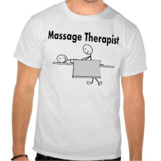Massage Therapist Stick Person T Shirts
