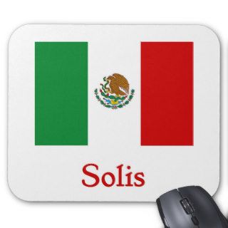 Solis Mexican Flag Mouse Mat
