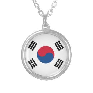 Taegukgi (South Korea Flag) Necklace