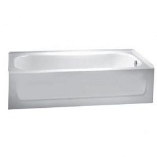 American Standard New Salem 5 ft. Right Drain Soaking Tub in White DISCONTINUED 0255.102.020