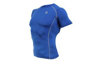 Mens COOVY Base Layer Sports Compression Wear Short Sleeve Top Sports & Outdoors