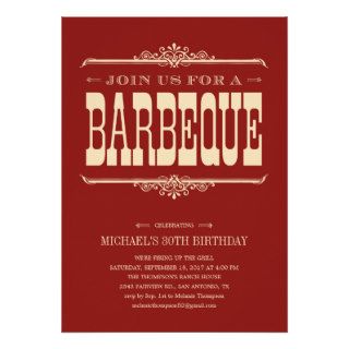 Multi Purpose Barbeque Party Invitations