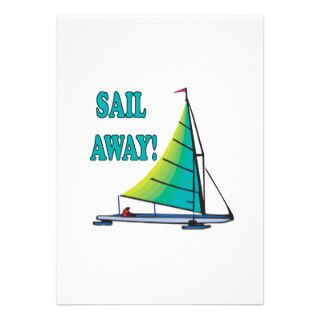 Sail Away Custom Invite