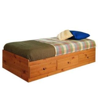 New Visions by Lane Mountain Pine Twin Size Mates Storage Bed with 3 Drawer DISCONTINUED 497 301