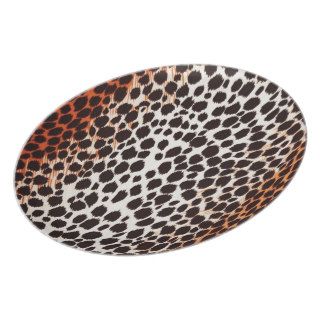 Leopard skin  Melamine Plate