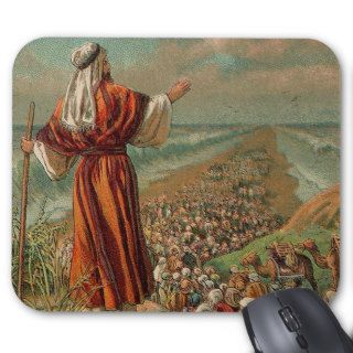 Moses Parts the Red Sea Mousepads