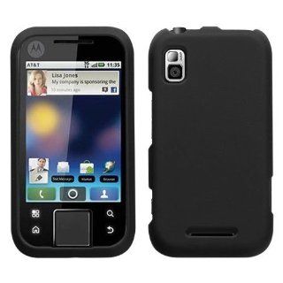 Motorola MB508 Flipside Rubberized Shield Hard Case   Black Cell Phones & Accessories