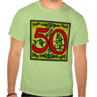 50th Birthday Gifts T shirts