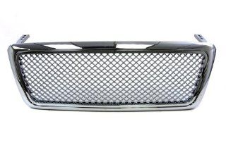 04 08 Ford F150 Chrome Mesh Front Grille Grill 05 06 07 F 150 Pickup Automotive