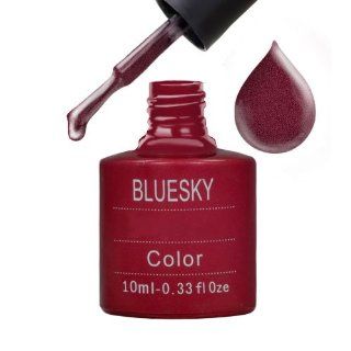 Bluesky Color RED BARONESS Soak Off Nail Gel Polish 509 Salon Mani UV Coat .33  Beauty