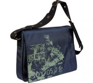 15.4"/15.6" Laptop Messenger Bag in Navy Illusion Computers & Accessories