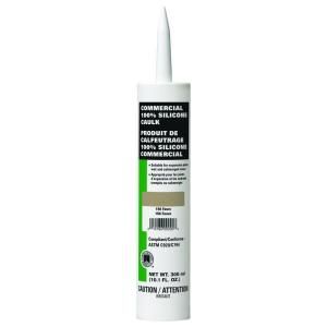 Custom Building Products Commercial #156 Fawn 10.1 oz. Silicone Caulk CCSC156