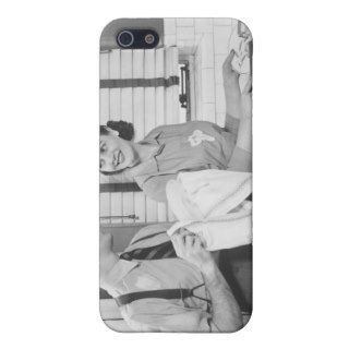 Man and Woman Doing Dishes iPhone 5 Case