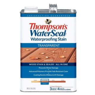 Thompsons WaterSeal 1 gal. Transparent Sequoia Red Waterproofing Stain TH.041831 16