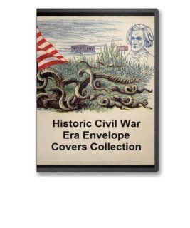 Civil War Envelope Collection on CD   495 Examples of Civil War Postal Art  Other Products  