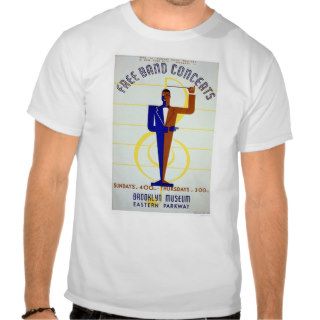 Free Band Concerts 1941 WPA T Shirts