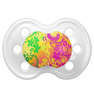 Exotic Bird In Tropical Colors Pacifier