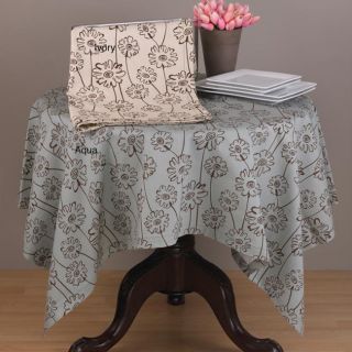 Daisy Print Square 60x60 inch Tablecloth Table Linens