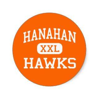 Hanahan   Hawks   High   Hanahan South Carolina Round Sticker
