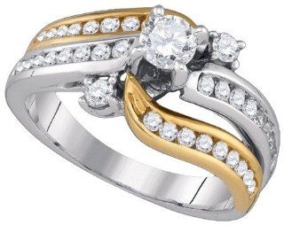 1.01CTW DIA 0.40CT CRD BRIDAL RING Engagement Rings Jewelry