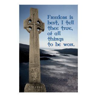 William Wallace Monument Poster Print
