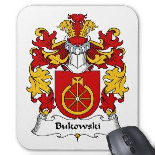 Bukowski Family Crest Mouse Mat