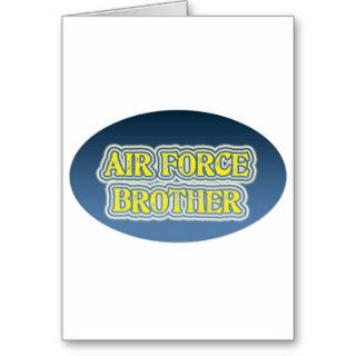 Air Force Brother Greeting Card
