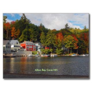 bay cove, Alton Bay Cove NH Post Card
