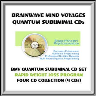 BMV Quantum Subliminal CD Set  4 SUBLIMINAL CDs   Rapid Weight Loss Program, Permanent Weight Reduction / Management & Dieting CD Collection with Brainwave Entrainment Technology & NLP (4 CDs Rapid Weightloss, Healthy Eating Habits, Low Carb Diet 