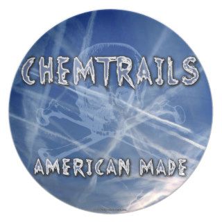 Chemtrails   Made in America Dinner Plate